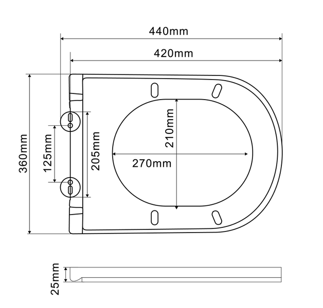 Унітаз підвісний Mixxus Premium Ellipse-0308-T3 490x360x360mm система змиву Tornado 3.0 (MP6676) MP6676 фото