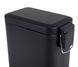 Відро для сміття з плавним закриттям прямокутне Zerix Sansa-TC0105 Black 5 л колір чорний (ZX5894) ZX5894 фото 7