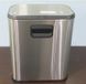 Мусорное ведро с плавным закрытием прямоугольное Mixxus Cubic-TC0105 SS Color 5л цвет нержавейка (MI7088) MI7088 фото 3