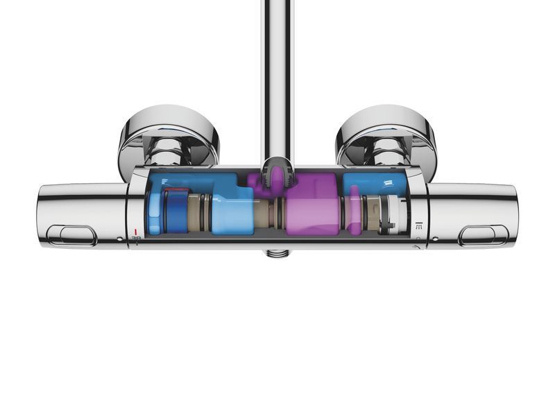 Душевая система с термостатом для душа Grohe Euphoria System (26075001) 26075001 фото