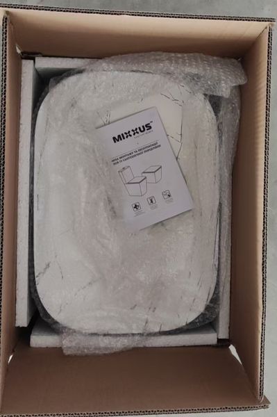 Раковина накладная MIXXUS PREMIUM DIVERSE-0112 MARBLE-BLACK 455х325х135mm (MP6541) MP6541 фото