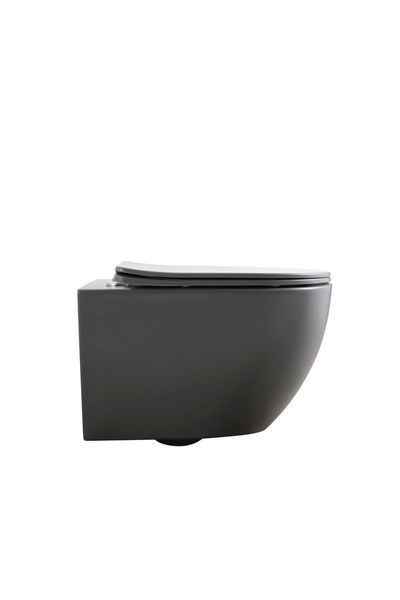 Унітаз підвісний Mixxus Premium ELLIPSE-0309-T1 GRAY 530x360x350mm система змиву TORNADO 1.0 (MP6655) MP6655 фото