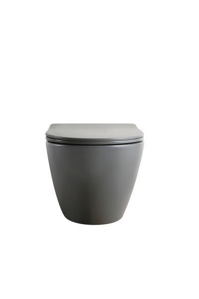Унітаз підвісний Mixxus Premium ELLIPSE-0309-T1 GRAY 530x360x350mm система змиву TORNADO 1.0 (MP6655) MP6655 фото