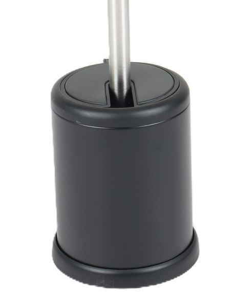 Йоржик для унітазу підлоговий Mixxus Topper-TB0201 Black колір чорний (MI7095) MI7095 фото