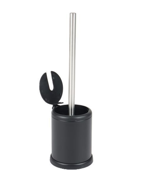 Йоржик для унітазу підлоговий Mixxus Topper-TB0201 Black колір чорний (MI7095) MI7095 фото