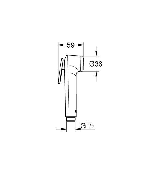 Лійка гігієнічного душу Grohe Tempesta-F Trigger Spray (27512001) 27512001 фото