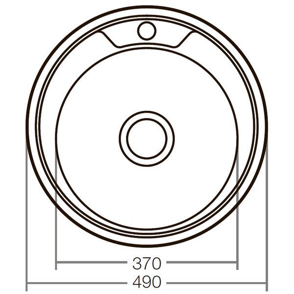 Мойка кухонная Zerix Z490-08-180D (decor) (ZX1585) ZX1585 фото