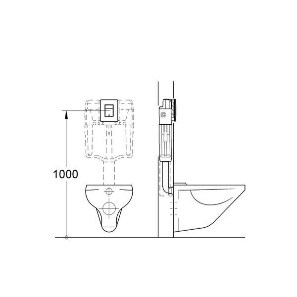 Комплект Grohe Set Унітаз ELLIPSE-0305-T3 + Інсталяція UA388400WG + панель 38732000 (388400WGELLIPS0305T3) 388400WGELLIPS0305T3 фото