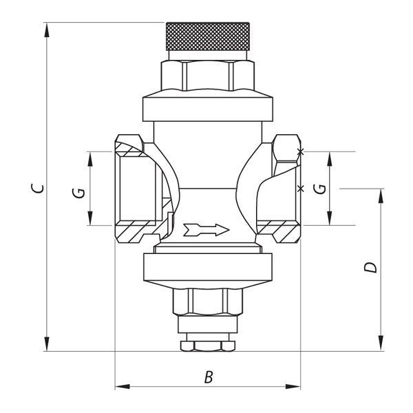Редуктор тиску Koer KR.1252 1/2 "(KR2663) KR2663 фото