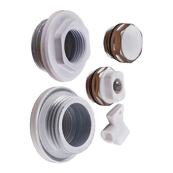 Комплект для радіатора 1/2" (без кріплень) BITHERM SET-01 (BT0552) BT0552 фото