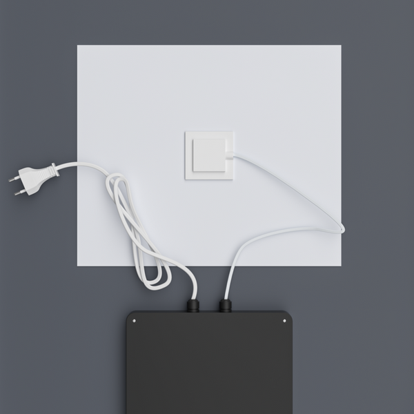 Зеркало Mixxus Premium BEVEL MA02-90x65-Reverse с Led Touch, Anti-fog, димером (3-6,5kK) (MP6641) MP6641 фото