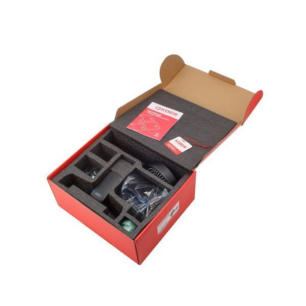 Змішувач для ванни з коротким виливом Koer KB-40008-05 (Колір чорний) (KR3473) KR3473 фото