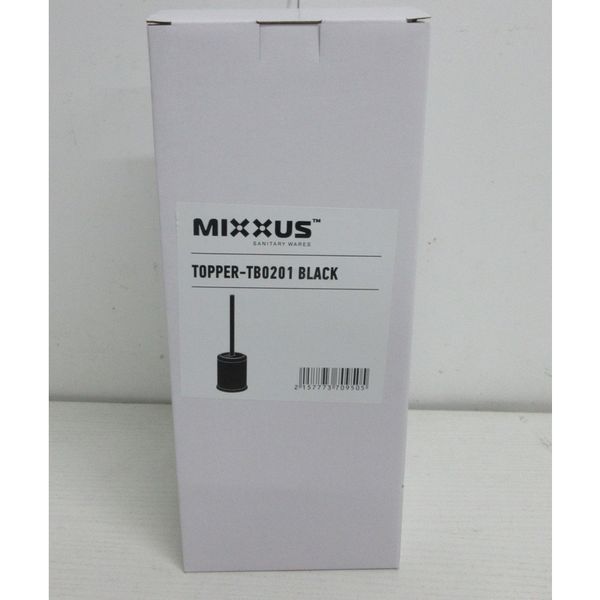 Йоржик для унітазу підлоговий Mixxus Topper-TB0201 Black колір чорний (MI7095) MI7095 фото
