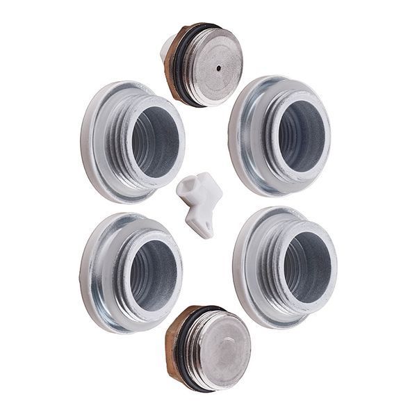 Комплект для радіатора 1/2" (без кріплень) BITHERM SET-01 (BT0552) BT0552 фото
