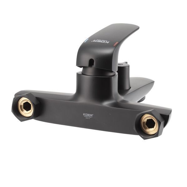Змішувач для ванни з коротким виливом Koer KB-40008-05 (Колір чорний) (KR3473) KR3473 фото