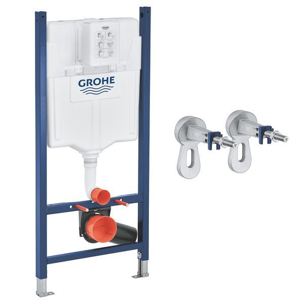 Комплект Grohe Set Унітаз ELLIPSE-0305-T3 + Інсталяція UA388400WG + панель 38732000 (388400WGELLIPS0305T3) 388400WGELLIPS0305T3 фото