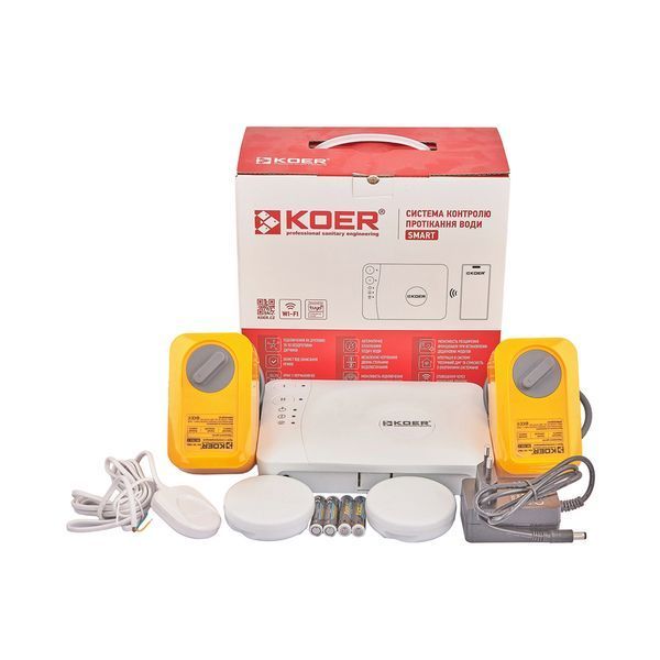 Система контроля протечки воды Koer KR.1502.SET SMART (KR5565) KR5565 фото