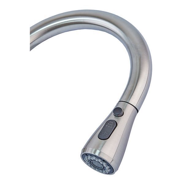 Змішувач для кухні сенсорний з висувною лійкою Mixxus LUX-014 Sensor (нерж. сталь) (MI6230) MI6230 фото