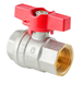 Кран шаровый ГГМ Koer Extreme KE.217-15 - 1/2" FF ручка "бабочка" красная (KR5756) KR5756 фото 1