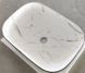 Раковина накладная MIXXUS PREMIUM DIVERSE-0112 MARBLE-BLACK 455х325х135mm (MP6541) MP6541 фото 8