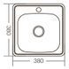 Мойка Zerix Z3838-06-160MD (micro decor) (ZM5574) ZM5574 фото 2