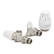 Комплект для подключения радиатора Koer SET-13 - 1/2"x1/2" (осевой) с термоголовкой ВН (KR3176) KR3176 фото 1