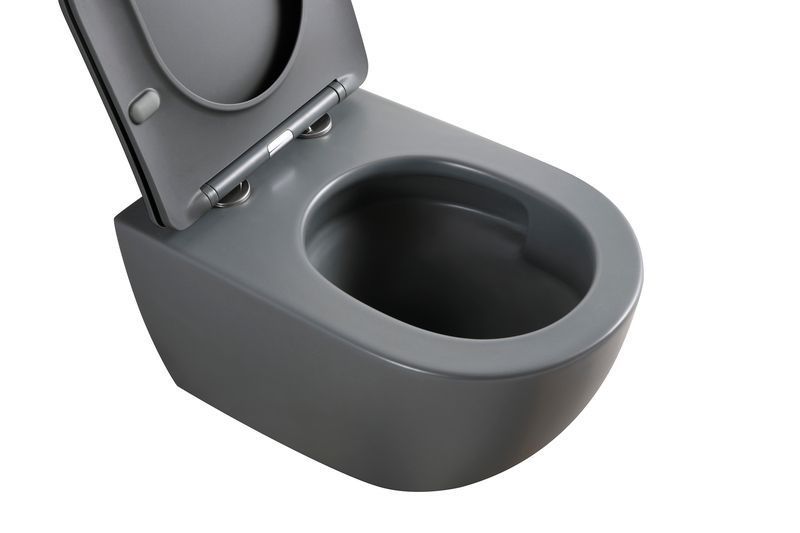 Унітаз підвісний Mixxus Premium ELLIPSE-0309-T1 GRAY 530x360x350mm система змиву TORNADO 1.0 (MP6655) MP6655 фото