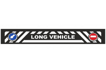Задний брызговик Long vehicle 350x2400 мм с объемной надписью, Турция (1105835054) 1105835054 фото