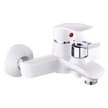 Змішувач для ванни Plamix Rodri-009 Euro Set White (з шлангом, лійкою та кронштейном) (PM0740) PM0740 фото