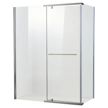 Душевая кабина без поддона Koer SR SC01-120x80x200-TR-01 прозрачное стекло Easy Clean 8мм, хром (KR5353) KR5353 фото