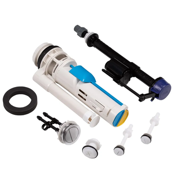 Комплект арматуры: MIXXUS PREMIUM BUTTON-1806-1/2" СЛИВНАЯ 2-х кнопочная + НАПОЛНИТЕЛЬНАЯ с НИЖНИМ подводом, пластиковая резьба 1/2" (MP6721) MP6721 фото