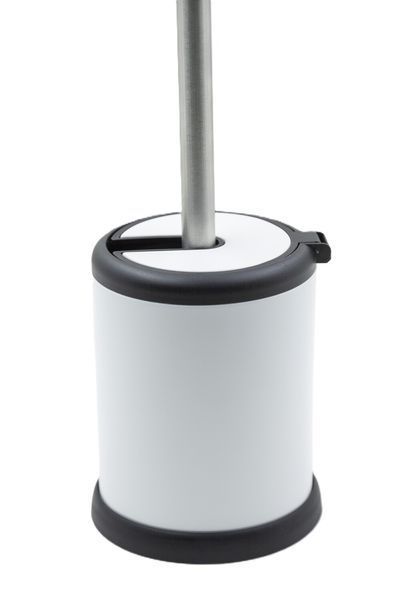 Йоржик для унітазу підлоговий Mixxus Topper-TB0201 White колір білий (MI7094) MI7094 фото