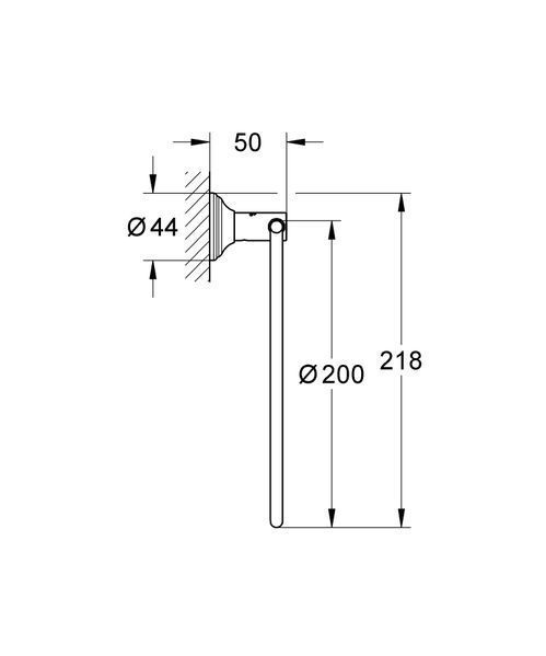 Кільце для рушника Grohe Essentials Authentic (40655001) 40655001 фото