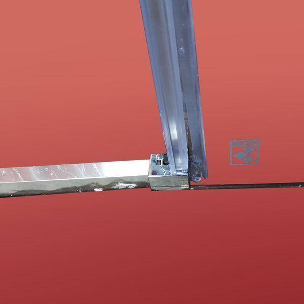 Бічна стінка до кабіни Koer SR SW05-90x200-TR-01 прозоре скло Easy Clean 6мм, хром (KR5407) KR5407 фото