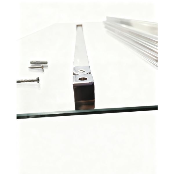 Шторки скляні на ванну розсувні Koer SR BS06-120x150-TR-01 прозоре скло Easy Clean 6мм, хром (KR5945) KR5945 фото