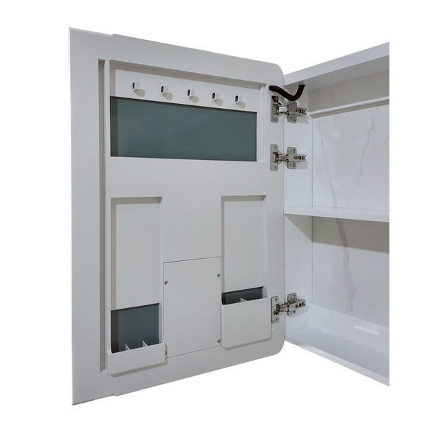 Зеркальный шкафчик Mixxus Premium Olivary CM01-60x70x13 с LED Touch, димером, регулятором яркости (MI8294) MI8294 фото