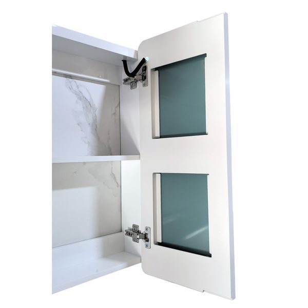 Зеркальный шкафчик Mixxus Premium Olivary CM01-60x70x13 с LED Touch, димером, регулятором яркости (MI8294) MI8294 фото