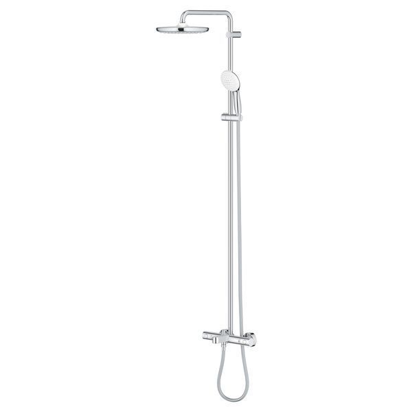 Душова система настінного монтажу Grohe Tempesta System 250 з термостатом для ванни (26672001) 26672001 фото