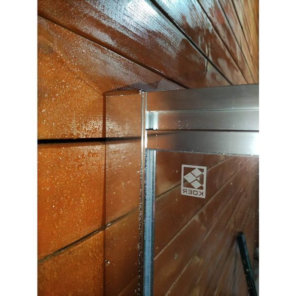 Шторки скляні на ванну розсувні Koer SR BS06-120x150-TR-01 прозоре скло Easy Clean 6мм, хром (KR5945) KR5945 фото