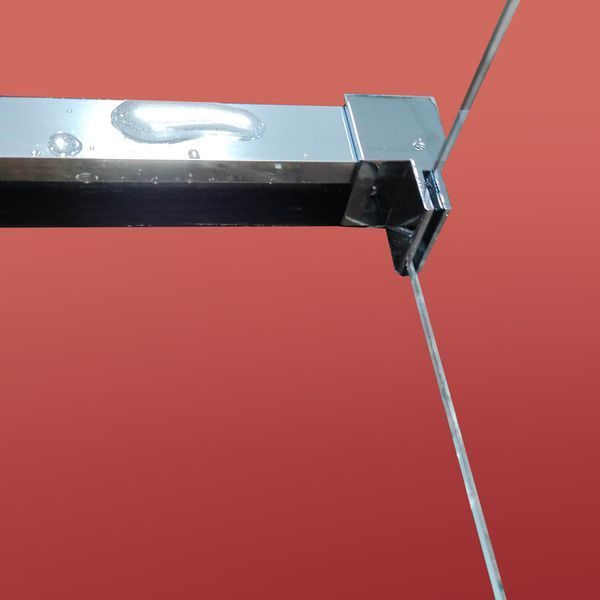 Бічна стінка до кабіни Koer SR SW05-90x200-TR-01 прозоре скло Easy Clean 6мм, хром (KR5407) KR5407 фото