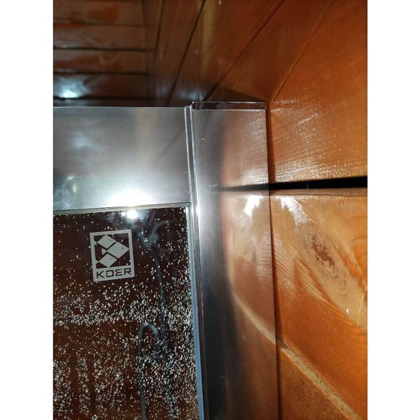 Шторки скляні на ванну розсувні Koer SR BS06-120x150-TR-01 прозоре скло Easy Clean 6мм, хром (KR5945) KR5945 фото