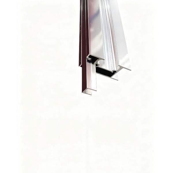 Шторки скляні на ванну розсувні Koer SR BS06-120x150-TR-01 прозоре скло Easy Clean 6мм, хром (KR5945) KR5945 фото