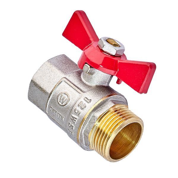 Кран кульовий Waterpro WP607-20FMW - 3/4" ГШМ (сталевий метелик) (WP3294) WP3294 фото