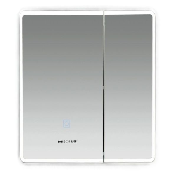 Зеркальный шкафчик Mixxus Premium Olivary CM01-60x70x13 с LED Touch, димером, регулятором яркости (MI8294) MI8294 фото