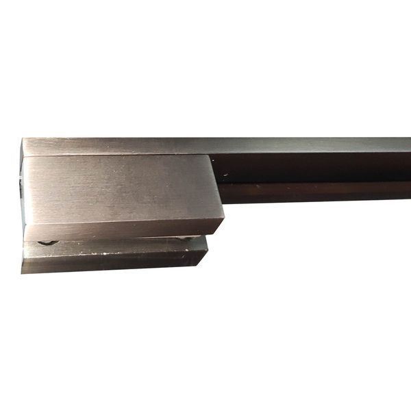 Душова перегородка Koer SR SP02-100x200-TR-07 Walk-In прозоре скло Easy Clean 8мм, графіт (KR5397) KR5397 фото