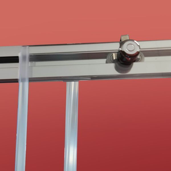 Бічна стінка до кабіни Koer SR SW05-90x200-TR-01 прозоре скло Easy Clean 6мм, хром (KR5407) KR5407 фото