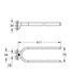 Двойной держатель для полотенец Grohe Selection (41059000) 41059000 фото 3