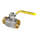 Кран шаровой KOER KR.215.G - 3/4" FM ГШВ YELLOW, ручка "рычаг" желтая (KR0117) KR0117 фото 1