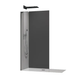 Душова перегородка Koer SR SP02-100x200-TR-07 Walk-In прозоре скло Easy Clean 8мм, графіт (KR5397) KR5397 фото 1