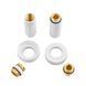 Комплект подовжувачів Koer KF.SET.06MF WHITE 1/2Fx1/2M білий (KR5850) KR5850 фото 4